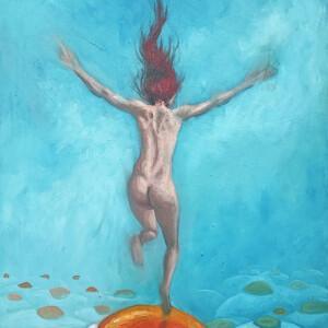Frenesí proteicolibidinoso - Héctor Gomis - Óleo sobre lienzo