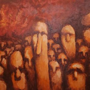 los cretinos - Héctor Gomis - Óleo sobre lienzo