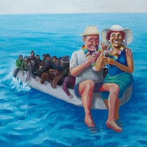 El crucero. öleo sobre lienzo. Héctor Gomis