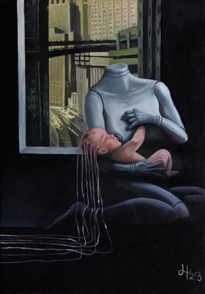 Mamá - Hector Gomis - Óleo sobre lienzo