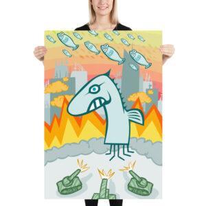 Lámina "Cuando las sardinas dominaban la tierra"