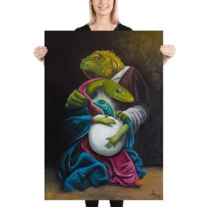 Lámina "Sagrada Familia Reptiliana"