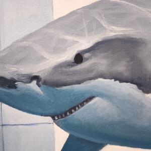 Madadayo | Detalle | óleo sobre lienzo | Héctor Gomis