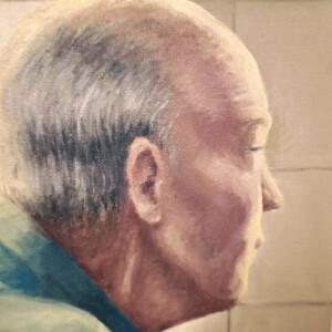 Madadayo | Detalle | óleo sobre lienzo | Héctor Gomis