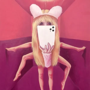 Kawaii - Óleo original de Héctor Gomis