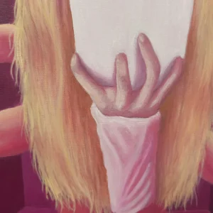 Kawaii - Óleo original de Héctor Gomis - Detalle